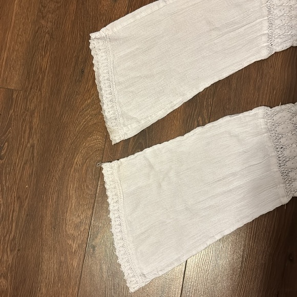 White lace beach pants - Picture 2 of 9